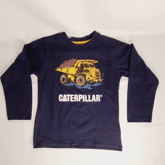 Caterpillar 2 Piece Set Boys Long Sleeve Shirt and Sweat Pants - Picture 2 of 12